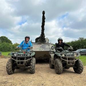 A Couple of friends enjoying a Quad Bike Experience together at imperiumadventures.com